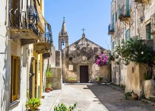 Lipari Centro Storico Flat 7 Min From Portアパートメント エクステリア 写真